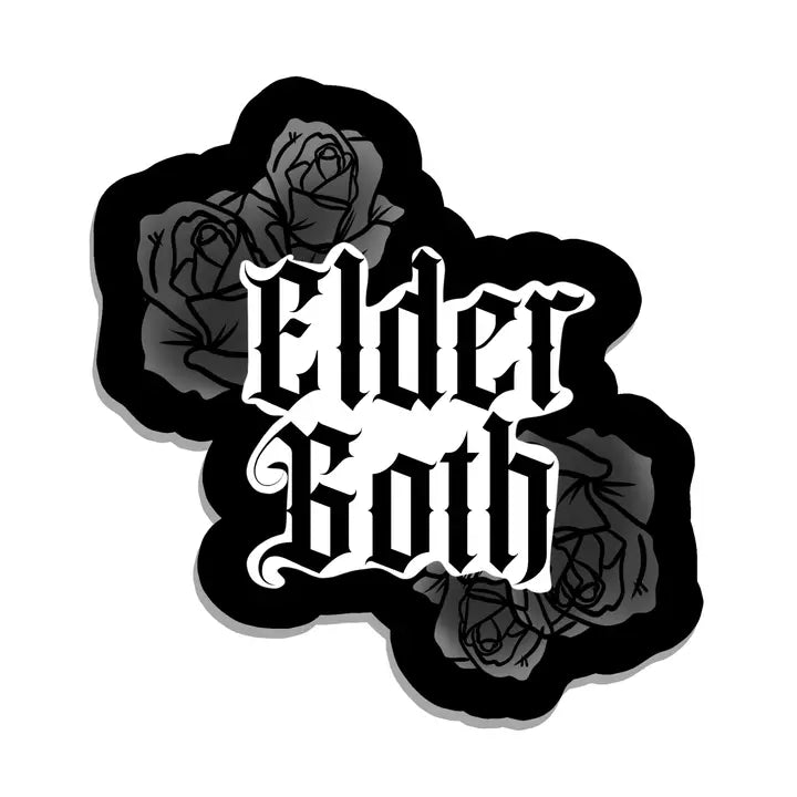 Elder Goth | Gothic | Waterproof Vinyl Sticker | 2.7"