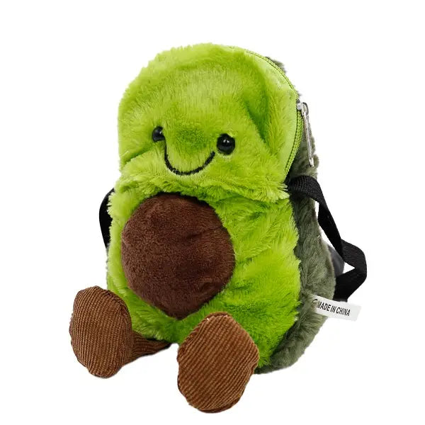 Avocado Faux Fur Plush Bag