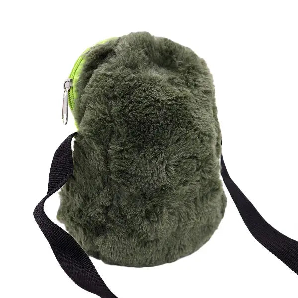 Avocado Faux Fur Plush Bag