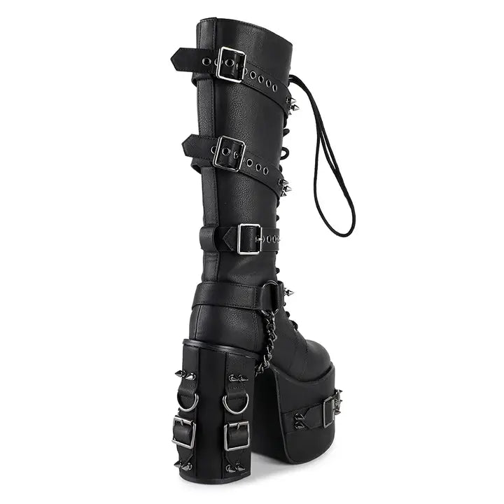 Punk High Rise Platform Boots