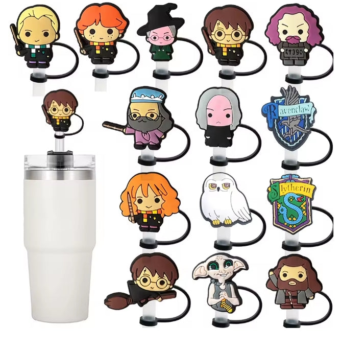 Harry Potter Character Straw Cover
