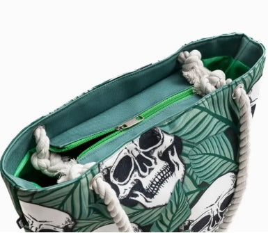 Summer Skull Beach Bag