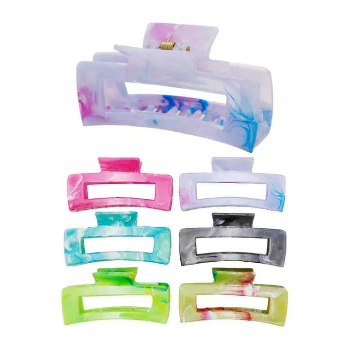 Marble Claw Clip