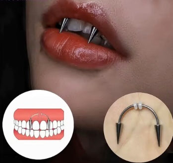 Stainless Steel Fang Piercing