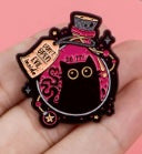 Black Cat Enamel Pin
