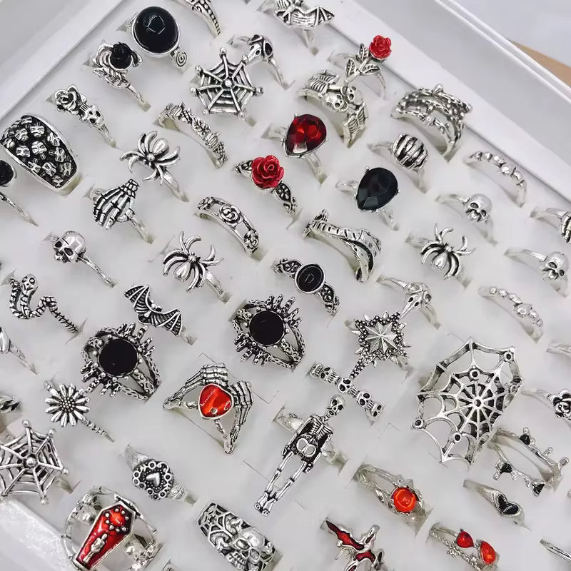 Wicked Punk Goth Rings