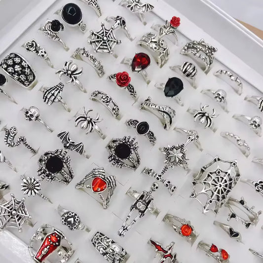 Wicked Punk Goth Rings