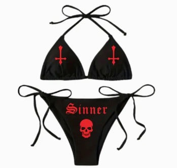 Sinner String Bikini 2 Piece Set