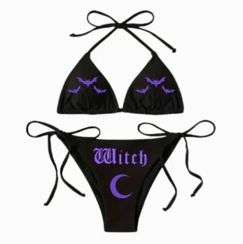 Witch String Bikini 2 Piece Set