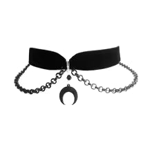 Wicked Punk Goth Moon with Chain Choker