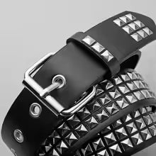 Wicked Punk Punk Rock Faux Leather Belt