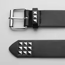 Wicked Punk Punk Rock Faux Leather Belt