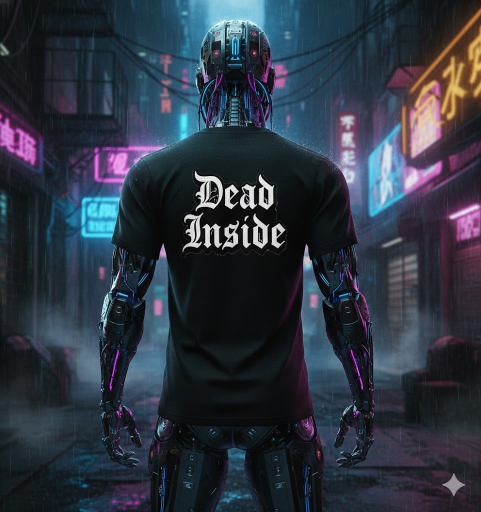 Dead Inside Skull T Shirt